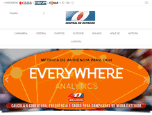 Tablet Screenshot of centraldeoutdoor.com.br
